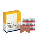 First Aid Only Heavy Woven Fabric Fingertip Adhesive Bandage, 25/Box