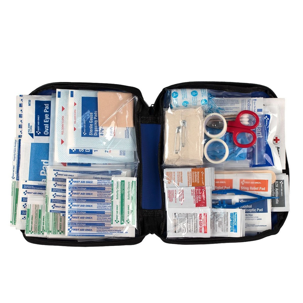 First Aid Only 312 Piece Home and Office First Aid Kit with Fabric Case