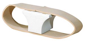Hygenic/Performance Health Knee Separator, Vinyl Coated, 46" Strap, Latex-Free