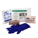First Aid Only 5 Piece Sprain Treatment First Aid Triage Kit with Plastic Bag