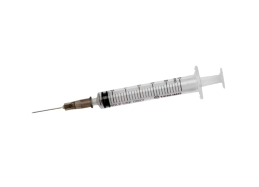 Terumo Medical Corp. TB Syringe, 1cc 25G x 5/8", Removable Needle (SS-01T2516)