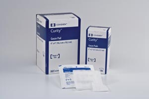 Cardinal Health Sterile Gauze Pad, Peel-Back Package, 2" x 2", 12-Ply, 24 bx/cs