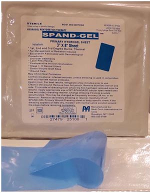 Medi-Tech International Corp Spand-Gel™ Hydrogel Dressing Sheet, Sterile, 3&quot;x8&quot;