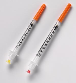 Retractable Technologies, Inc Safety Syringe, Insulin, 0.5ml, 30G x 1/2", U-100