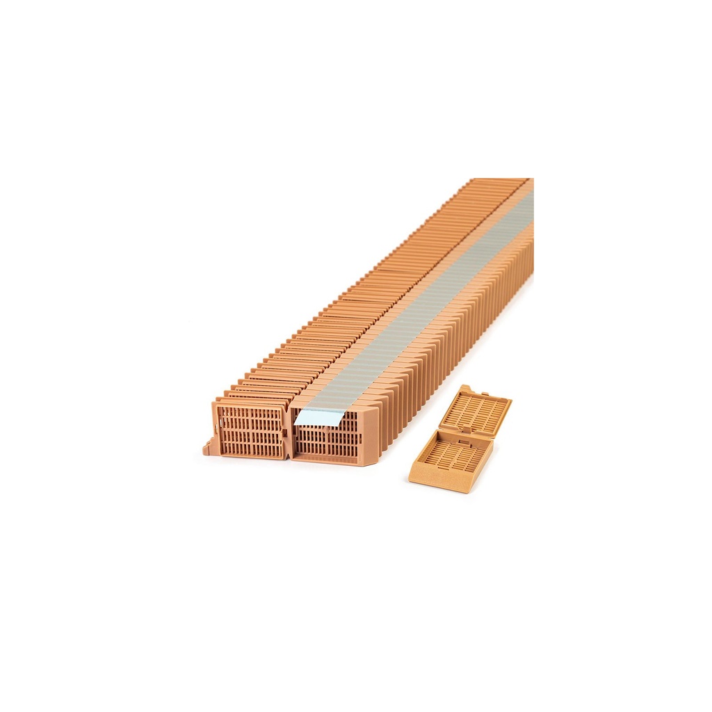 Simport Scientific Unisette™ Tissue Cassette, 35° Angle Stack, Acetal, Tan, Bulk