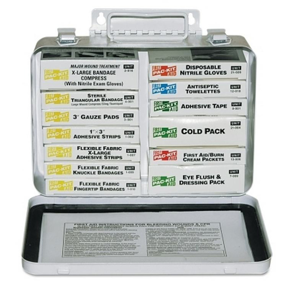 First Aid Only 25 Person Weatherproof First Aid Kit with Steel Case