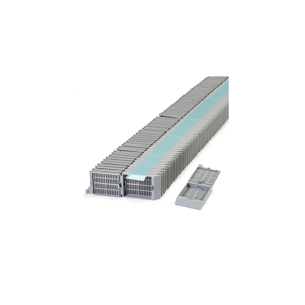 Simport Scientific Unisette™ Tissue Cassette, 35° Angle Stack, Acetal, Gray, Bulk