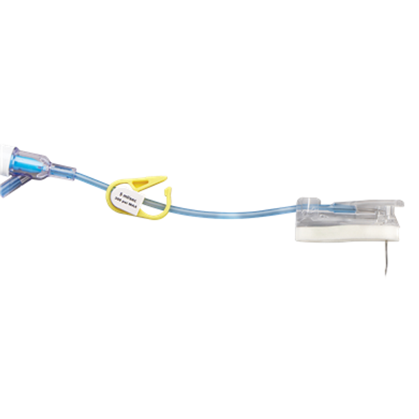 Smiths Medical ASD, Inc. Gripper Plus® Power P.A.C. Safety Huber Needle, 19G x 1"
