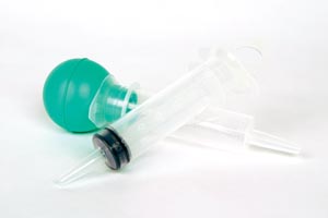 Cardinal Health Bulb Irrigation Syringe, Protector Cap, 60cc, Individually Wrapped