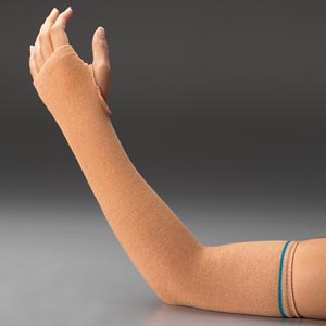 TIDI Products, LLC Skin Sleeves, X-Large, 20"L, 13" Circumference, Light, Blue Band