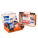 First Aid Only American Red Cross 25 Person Medium First Aid Kit with Clear Front Plastic Case