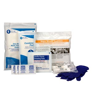 First Aid Only/Acme United Corporation First Aid Triage Pack, Major Wound Treatment