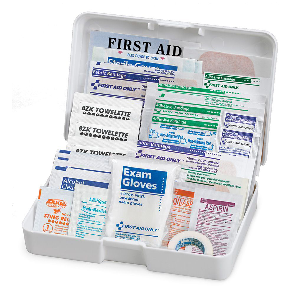 First Aid Only 40 Piece Auto First Aid Kit with Plastic Case