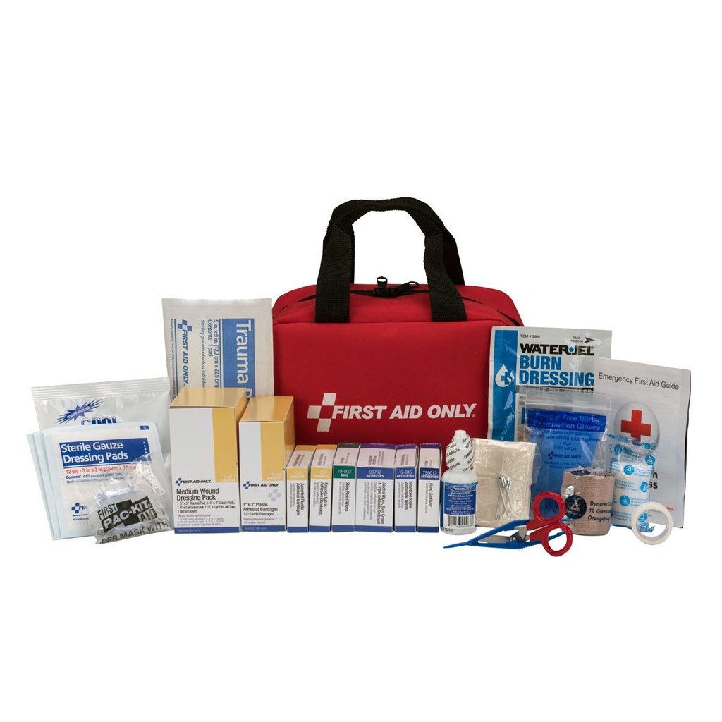First Aid Only 50 Person ANSI Class A+ Home & Office Bulk First Aid Kit with Fabric Case