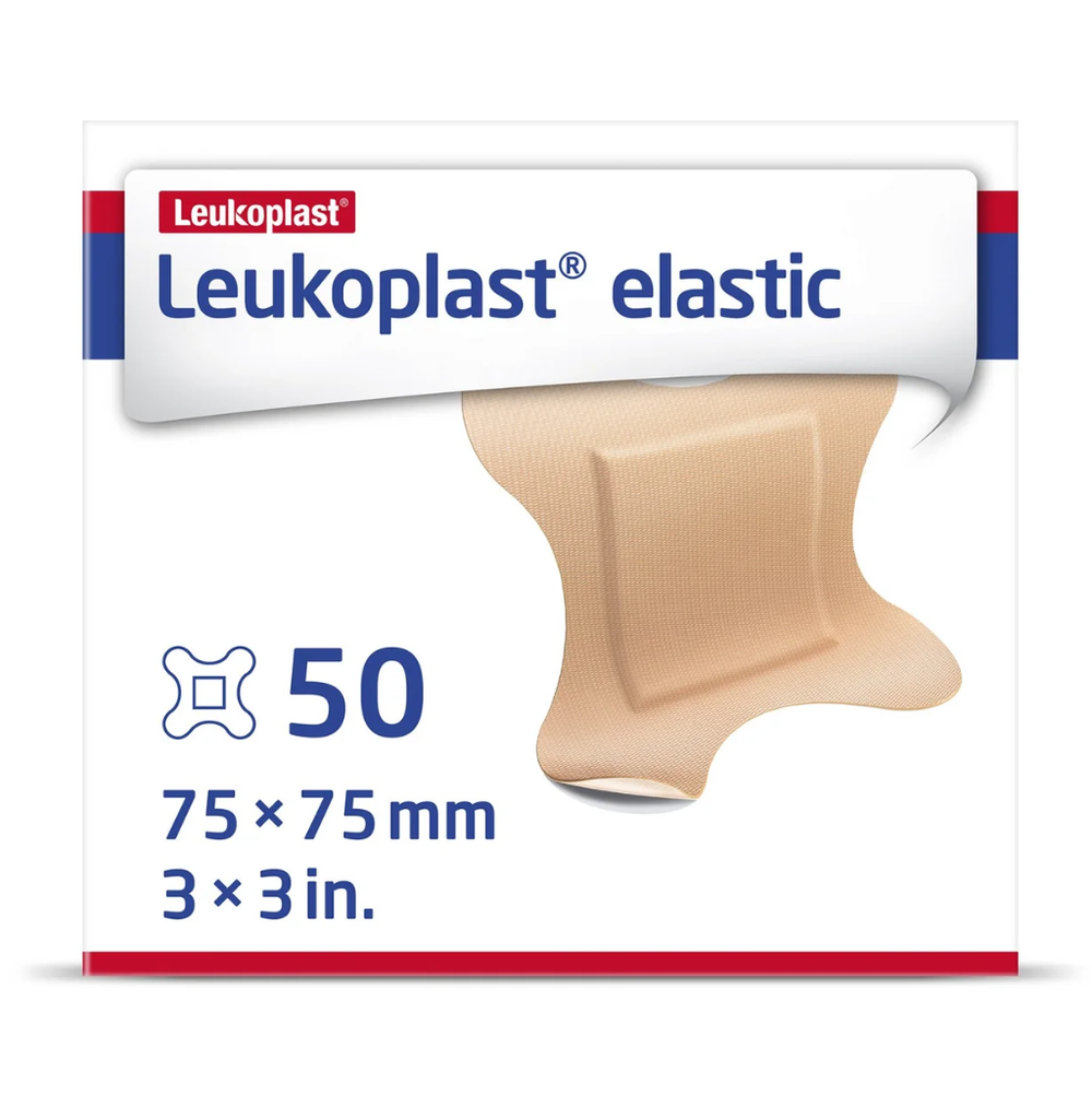 BSN Medical/Jobst Leukoplast Adhesive Bandage, Wing, 3" x 3", Latex Free, 12 bx/cs