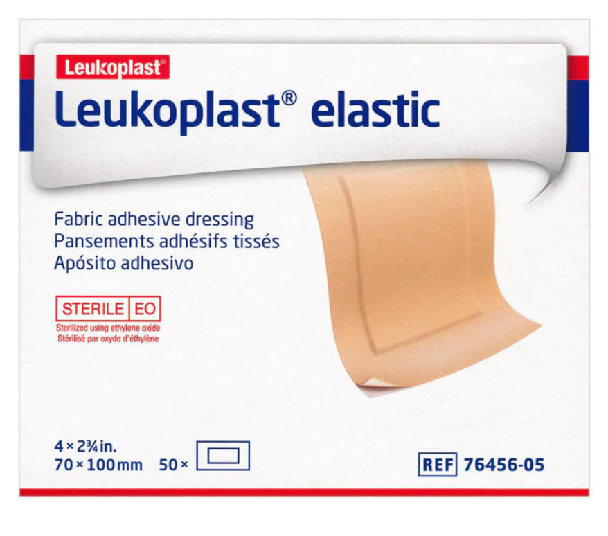 BSN Medical/Jobst Leukoplast Elastic Adhesive Bandage, Patch, 4" x 2¾", Latex Free, 12 bx/cs