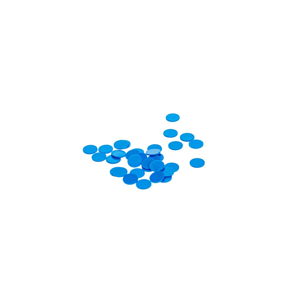 Simport Scientific Color Coding Capinserts™, 5.3 mm, Polypropylene, Blue, 100/pk, 5 pk/cs