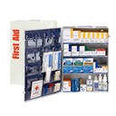 First Aid Only 4 Shelf ANSI Class B+ Metal First Aid Cabinet with Medications