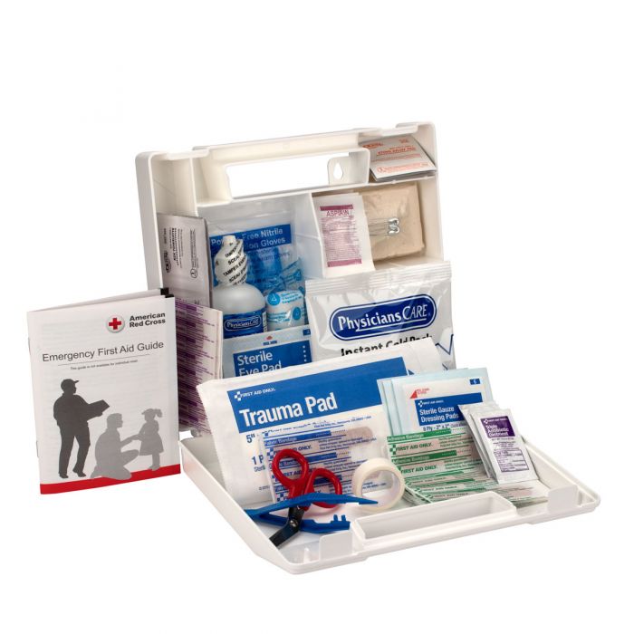 First Aid Only 25 Person First Aid Kit with Plastic Case and Divider