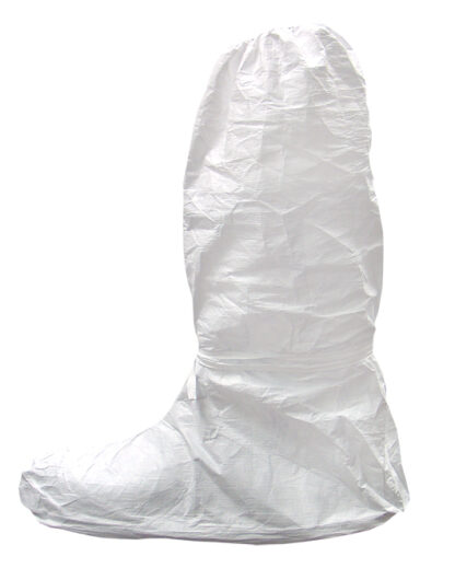 Aspen Surgical Shoecover, Clean Room, Tyvek, Polyethylene Sole, White, XL , Bulk, 50 Pairs