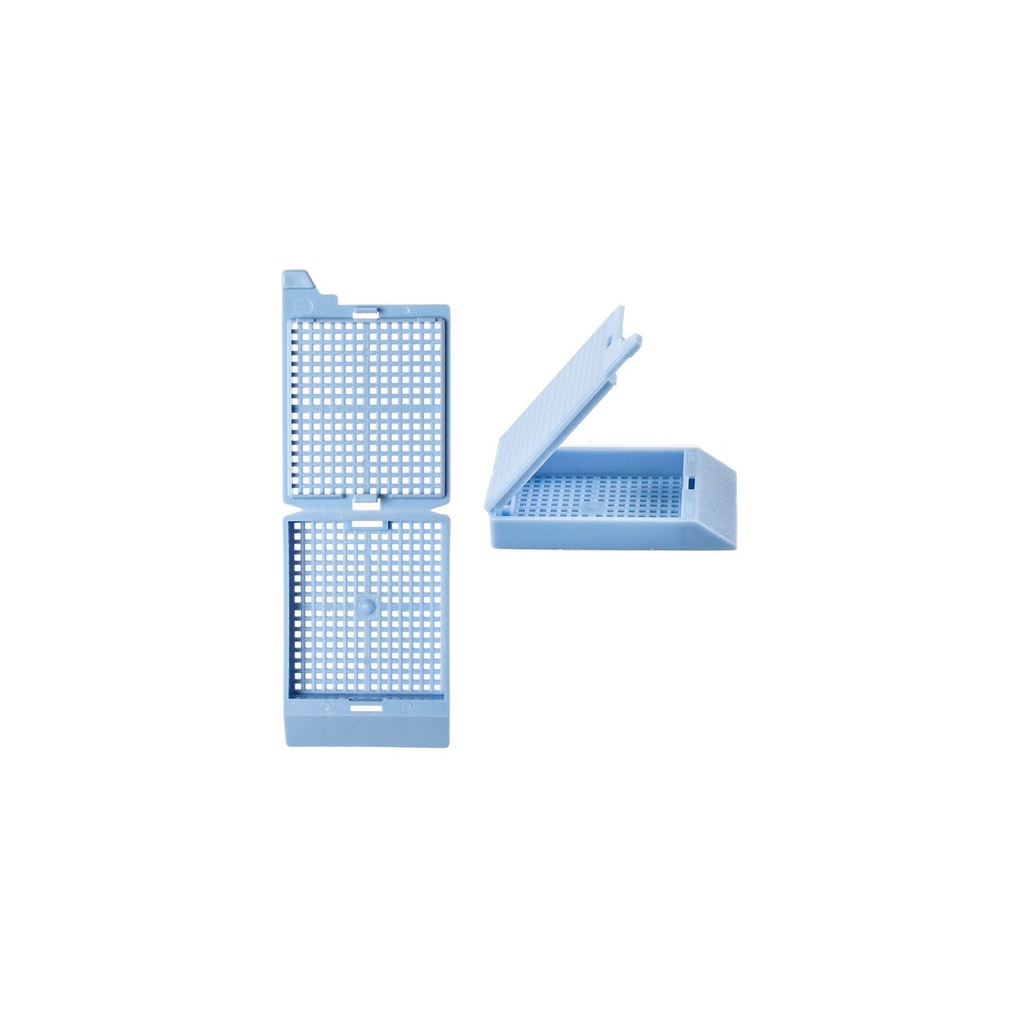 Simport Scientific Unisette™ II Cassette for Manual Feed Printer with Covers, Biopsy, Blue