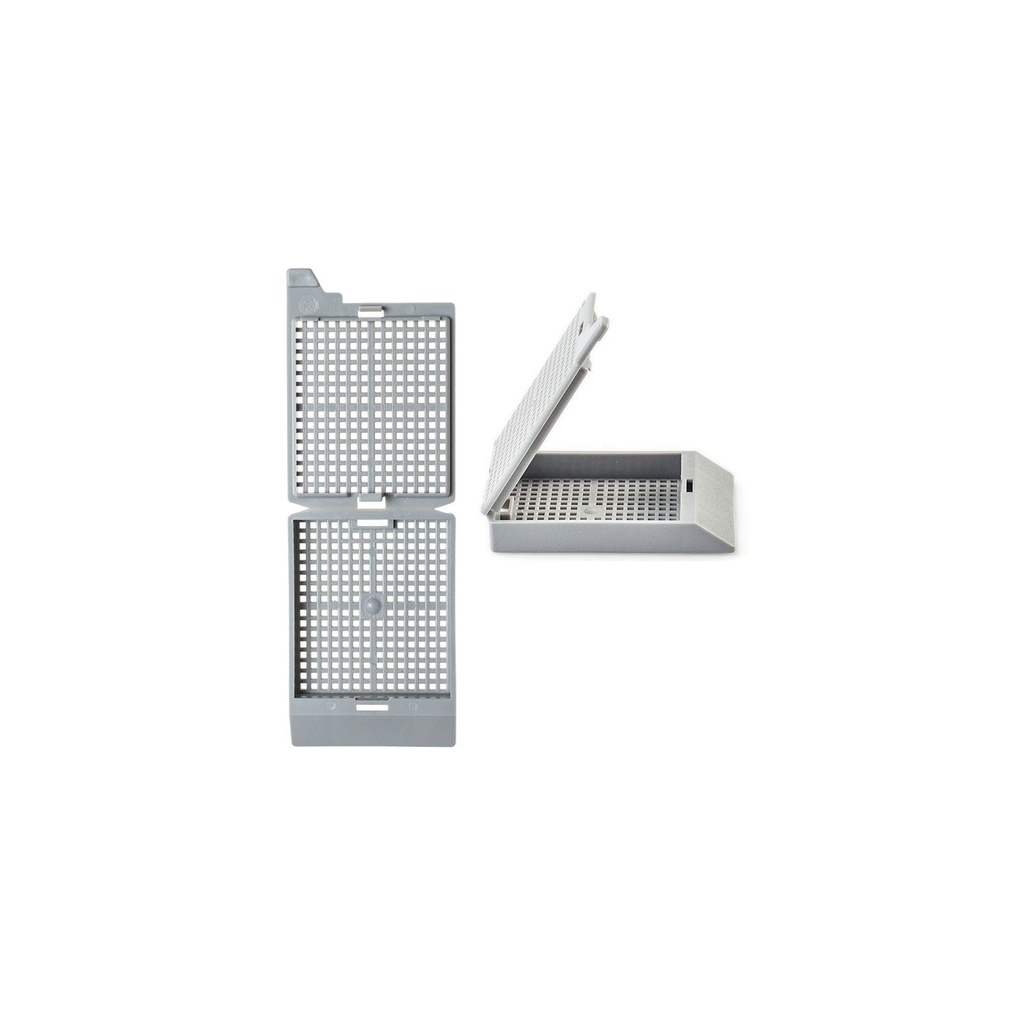 Simport Scientific Unisette™ II Cassette for Manual Feed Printer with Covers, Biopsy, Gray