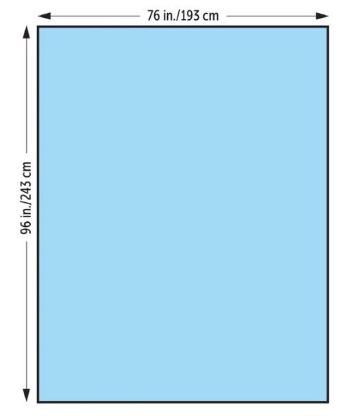 Halyard Health, Drape Sheet, XLarge, 76"x96"