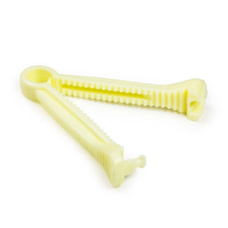 Aspen Surgical Umbilical Cord Clamp, Yellow, Double-Grip, Non-Sterile