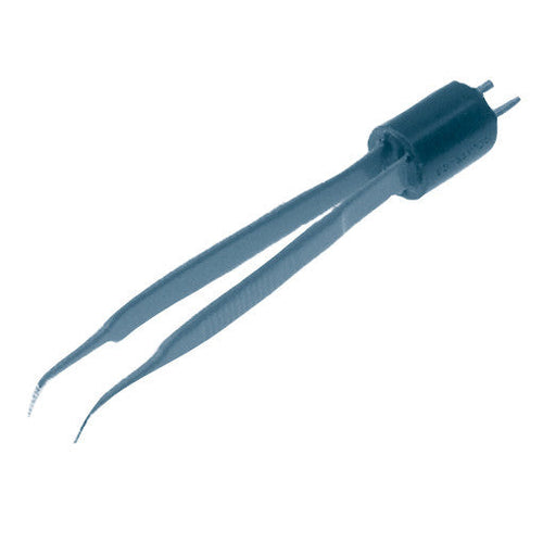 Conmed 3.5 inch Iris Curved Reusable Foot Control Electrosurgical Forcep