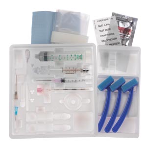 B Braun Medical, Inc. Single Dose Epidural Tray, 18G x 3½" Tuohy Needle (no catheter set)