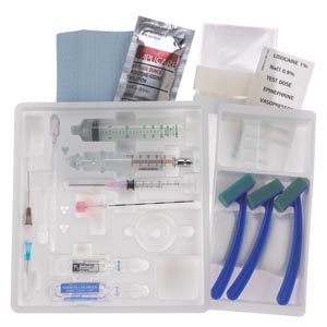 B Braun Medical, Inc. Single Dose Epidural Tray, 18G x 3½" Tuohy Needle (no catheter set)