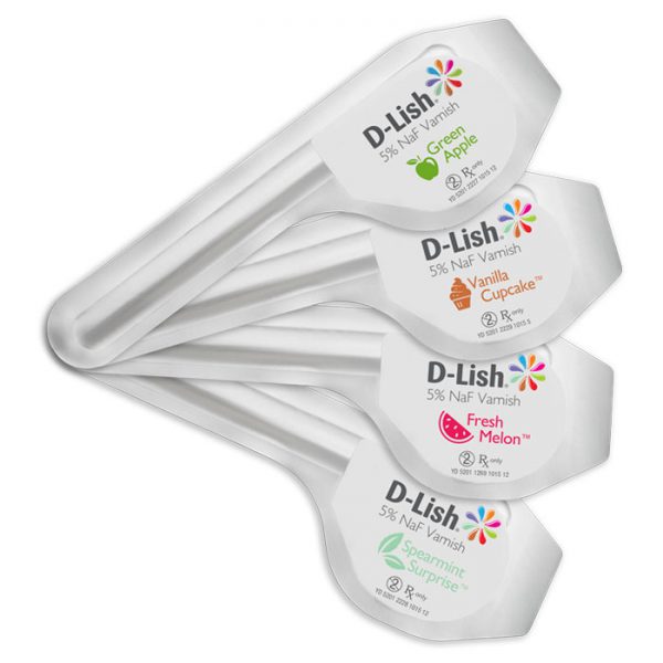 Young™ D-Lish®, 5% Sodium Fluoride Varnish, Fresh Melon (15 bx/plt)