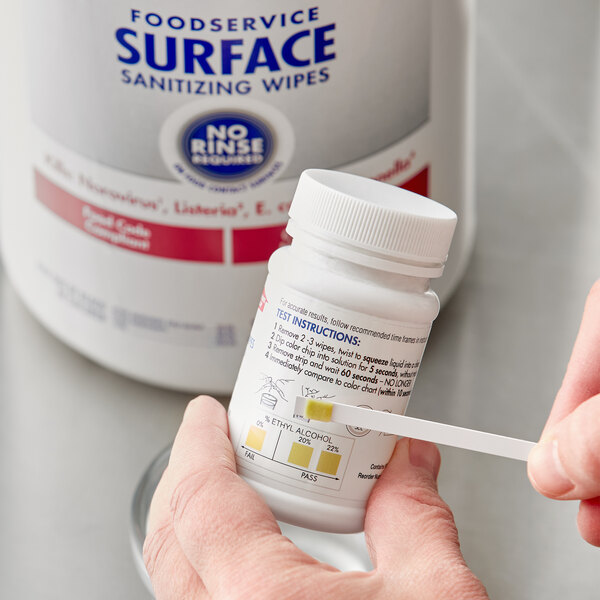 Purell® Surface Wipes Active Ingredient Test Strips, 10/btl, 1 btl/cs