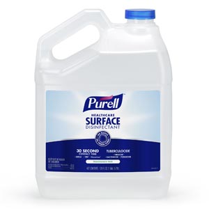 Purell® Healthcare Surface Disinfectant, 128 Fluid oz (1 Gallon) Bottles, 4/cs