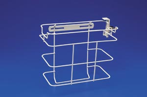 Wall/ Cart Bracket for 8 Qt Multi-Purpose & Chemosafety Containers, 7½" H x 6½" D x 10" W