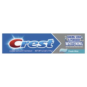Crest Baking Soda & Peroxide Whitening Toothpaste, 4.2oz (140 cs/plt)
