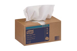 Paper Wiper, Basic, Pop-Up Box, White, 1-Ply, 10.3" x 9", 250 sht/bx, 24 bx/cs