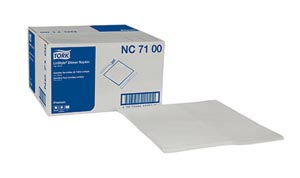 Dinner Napkin, Premium, White, 1-Ply, Embossed, 17" x 17", 1 pk/cs
