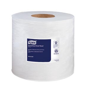 Advanced Hand Towel, Centerfeed, Soft, 2-Ply, White, 7.1" x 11.8", 590 sht/rl, 6 rl/cs
