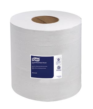 Advanced Hand Towel, Centerfeed, Soft, 2-Ply, White, 7.6" x 11.8", 590 sht/rl, 6 rl/cs