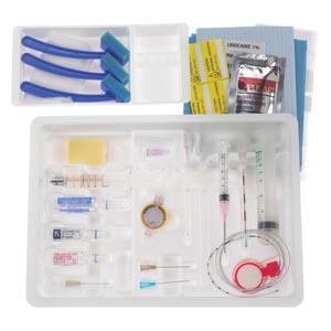 Continuous Epidural Tray, 17G x 3½" Winged Tuohy Needle & 19G Springwood Open Tip Catheter