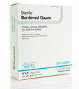 Sterile Bordered Gauze w/Adhesvie Border, 6" x 6", 25/bx