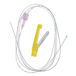 Polyamide Catheter, 20G x 100 cm, Open Tip, Catheter Connector & Threading Assist Guide