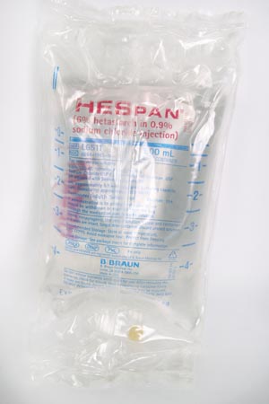 500mL HESpan®, 6% Hetastarch in 0.9% Sodium Chloride Injection, EXCEL® Container