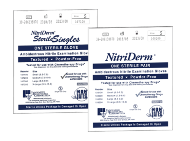 Gloves, Exam, X-Large, Nitrile, Chemo Tested, PF, Singles