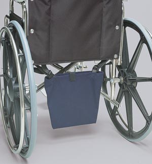 Urine Drainage Bag Holder/Cover, Canvas with Straps, 13 1/2"L x 10 1/2"W