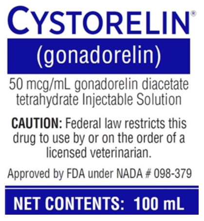 Cystorelin Sterile Solution (GnRH), 100mL