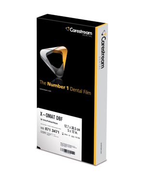 Carestream Health, Inc X-OMAT DBF Extraoral film, Panoramic, 5" x 12". 50 sheets/bx