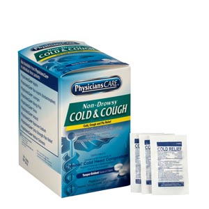 First Aid Only/Acme United Corporation PhysiciansCare Cold & Cough, 2/pk, 125pk/bx