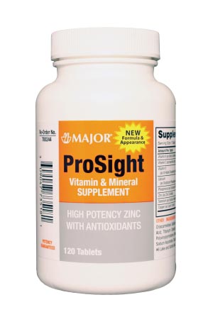 Major Pharmaceuticals Prosight Tabs, 120s, Compare to Ocuvite®, NDC# 00904-7735-18